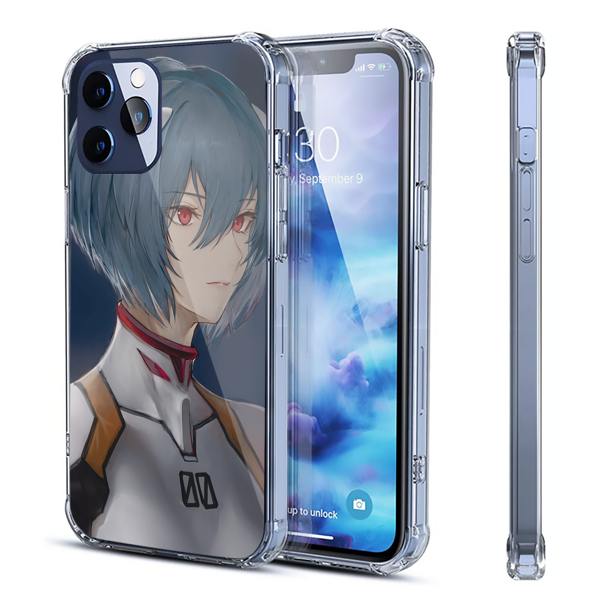 （画像用） EVA 新世紀エヴァンゲリオン 【iPhone 12シリーズ対応】透明スマホケース（クリアソフトケース）
